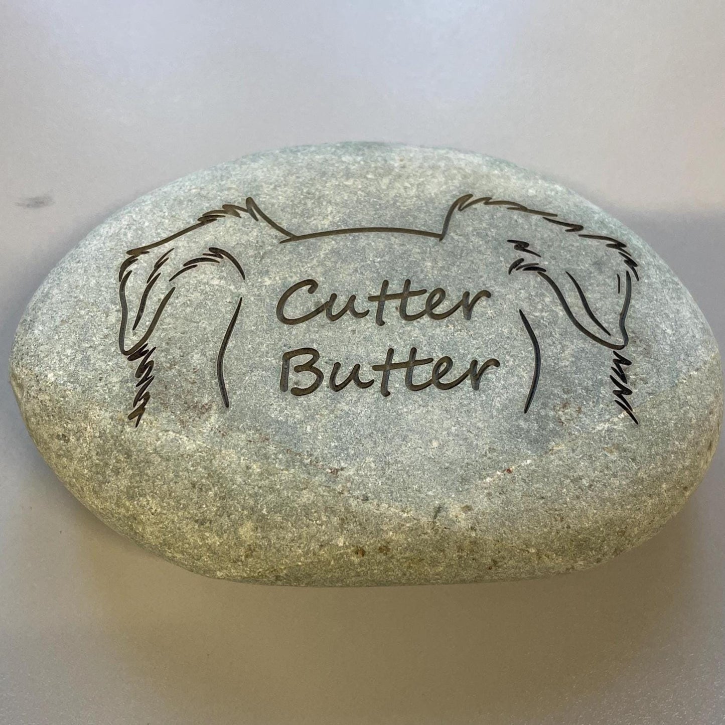 2 - 4" Tiny Tributes, Lasting Love: Custom Engraved Pet Memorial Stones to Cherish Forever - Vanbrera Stones 1.6 - 2.0"