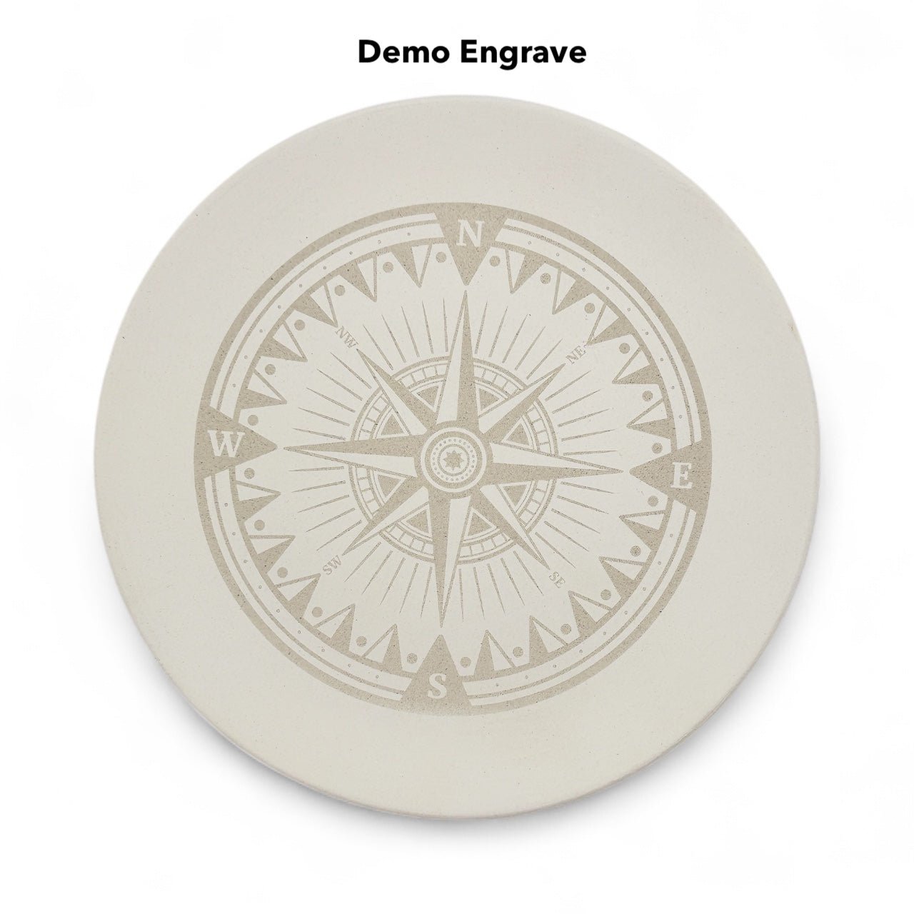 Personalized Square Ceramic Dish – 5.5” White Engraved Tray, Catch-All Dish for Keys, Jewelry, Rings - Vanbrera Stones Title