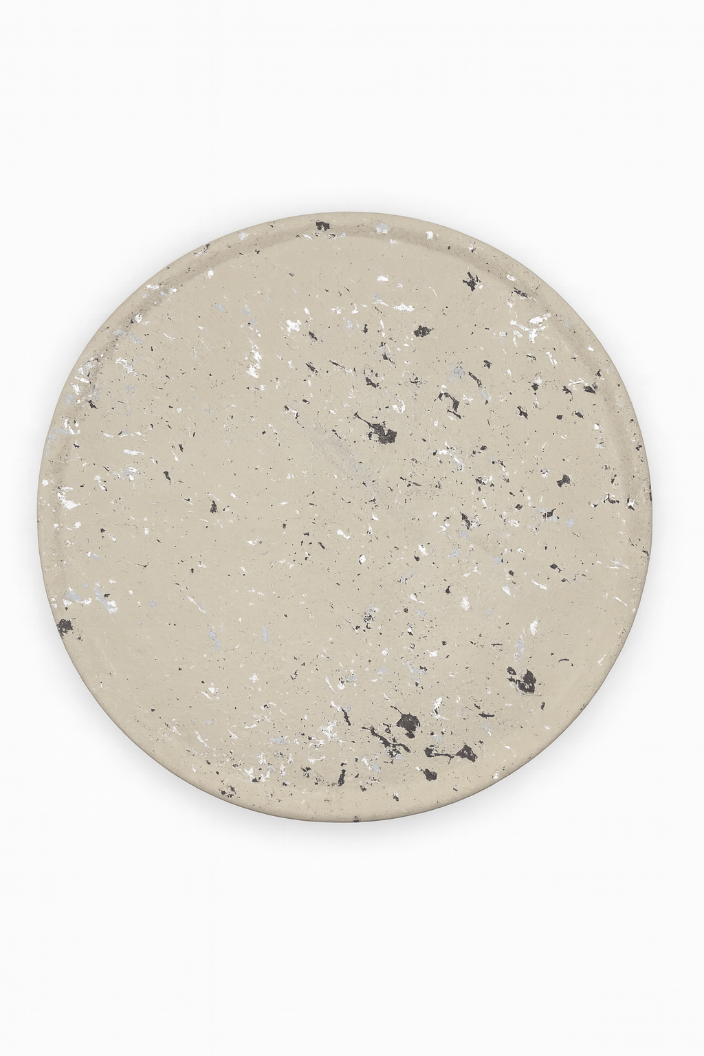 Round Splatter Accent Tray | Ring Dish | Catchall Tray | Grey Color - Vanbrera Stones