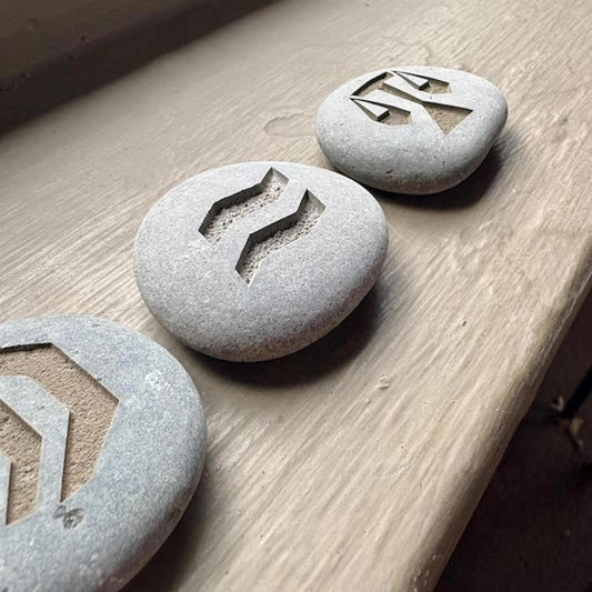 1 - 4" Engraved Logo River Rock: Show Of Your Logo on Stone - Vanbrera Stones 1&quot; Single Sided