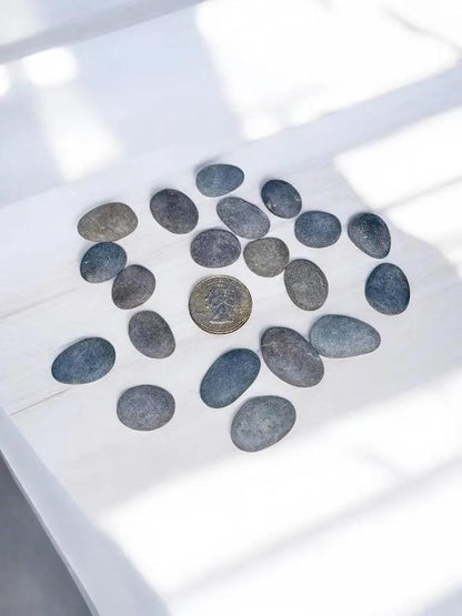 1/2" Custom Laser Engraved Stones | Grey Stones | Smooth - Vanbrera Stones
