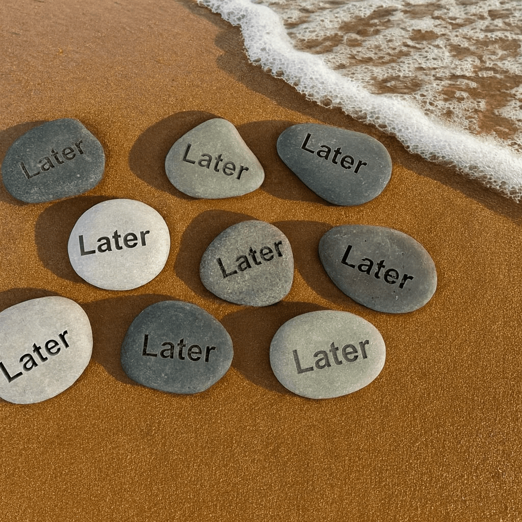 2" Light Grey Engraved Stones - Customizable Words - Vanbrera Stones