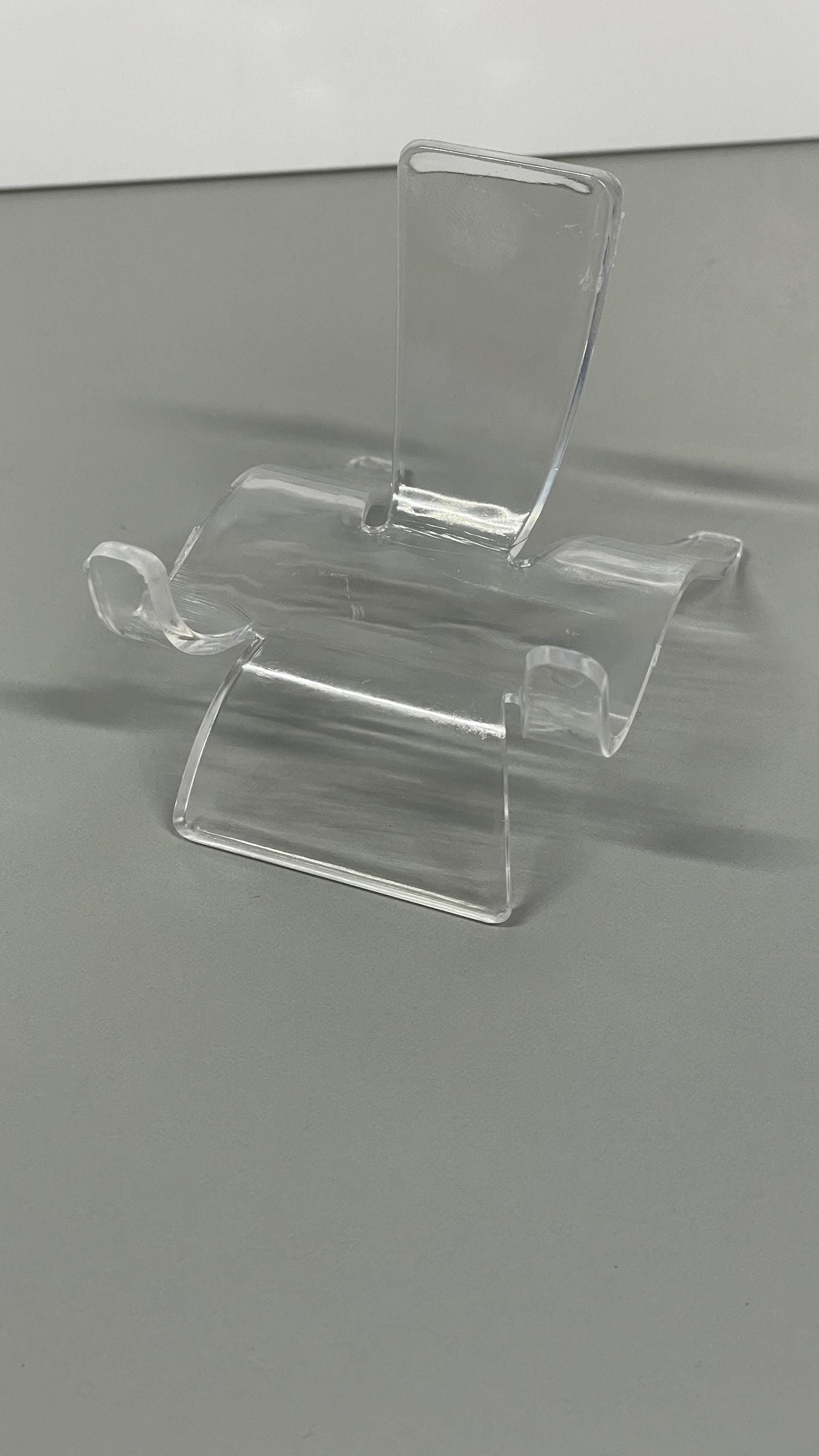 Acrylic Stone Stand: River Stone Display Cradle - Vanbrera Stones Small (1&quot; - 2&quot; Stone)