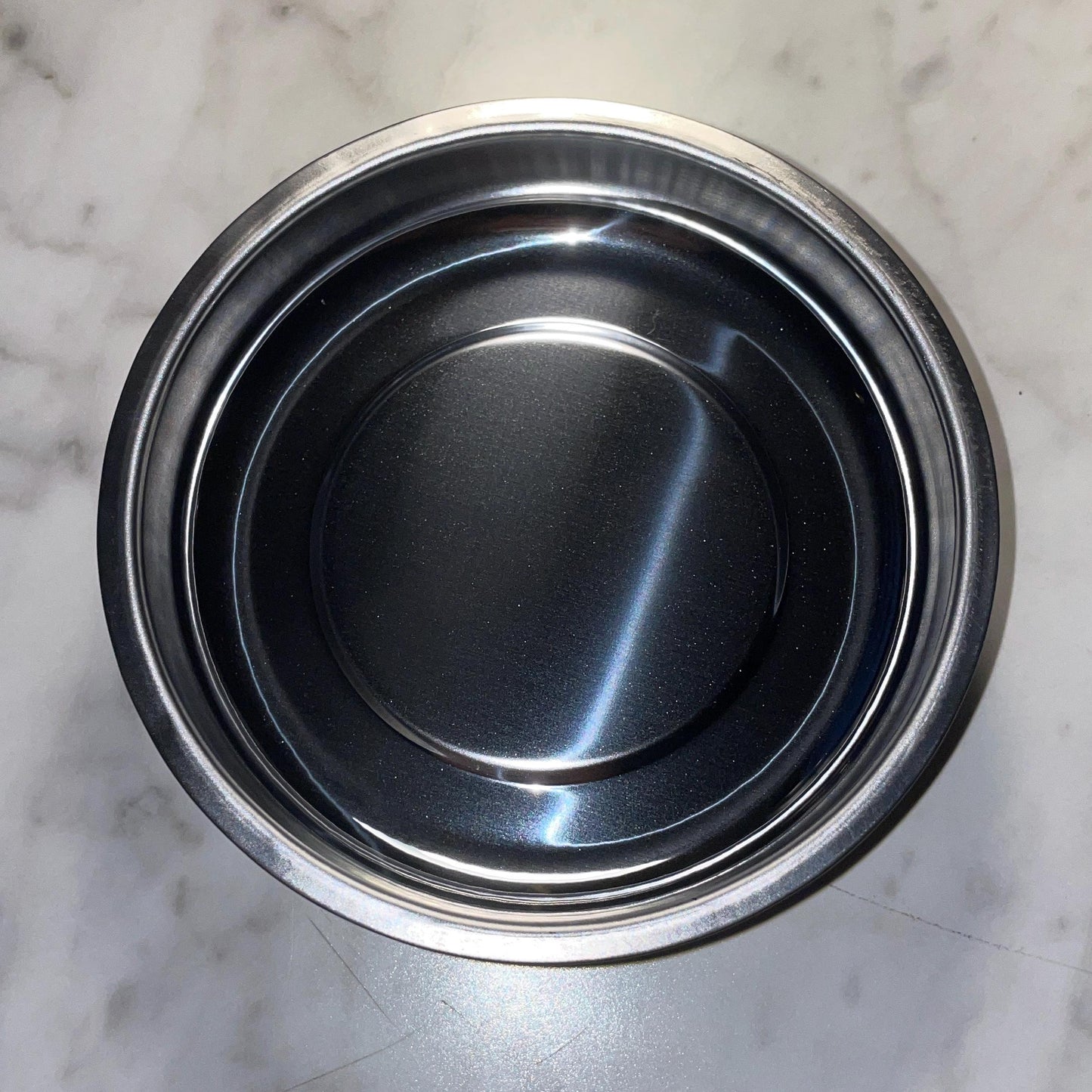 Custom Engraved 6" Magnetic Parts Tray – Works Upside Down, Stainless Steel, Rubber-Coated Magnet - Vanbrera Stones Title
