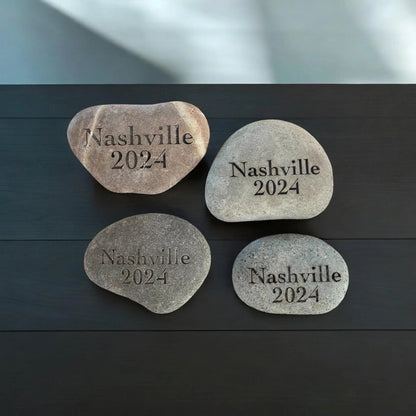 OCTOBER - DEAL 2" Custom Engraved Stones just $3.99 ⏰ Limited Time! - Vanbrera Stones 