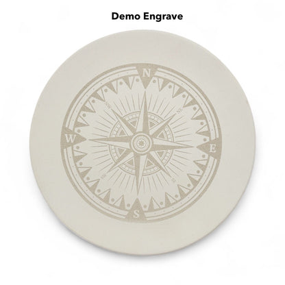 Personalized Square Ceramic Dish – 5.5” White Engraved Tray, Catch-All Dish for Keys, Jewelry, Rings - Vanbrera Stones Title