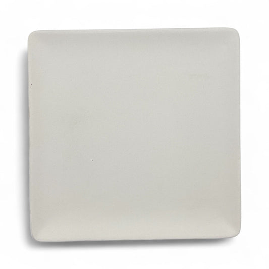 Personalized Square Ceramic Dish – 5.5” White Engraved Tray, Catch-All Dish for Keys, Jewelry, Rings - Vanbrera Stones Title