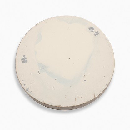 Round Splatter Accent Tray | Ring Dish | Catchall Tray |. Cream Color - Vanbrera Stones