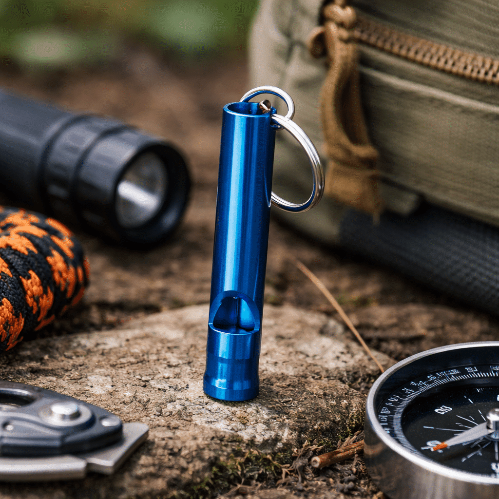 Personalized Aluminum Emergency Whistle with Keyring – Custom Engraved Safety Whistle - Image 8