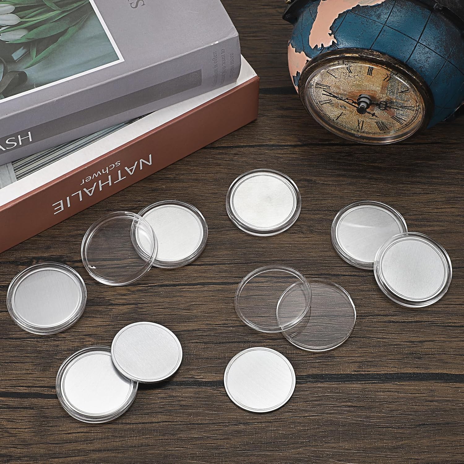 Custom Engraved Silver Color Coin